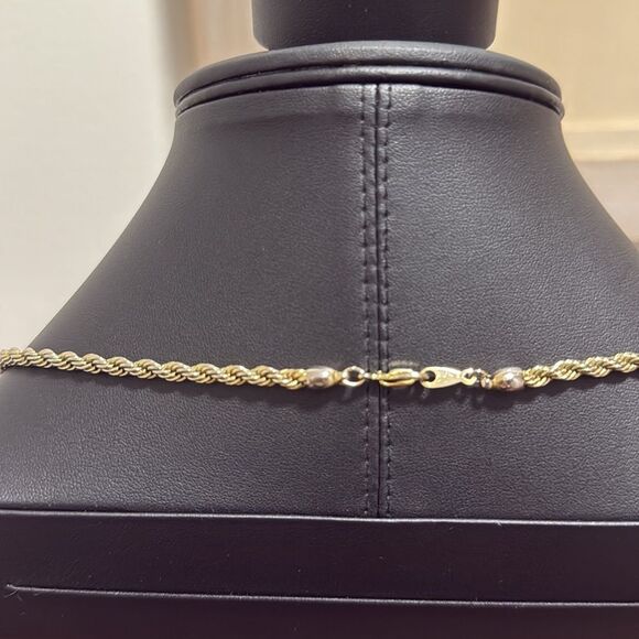 Vintage Premier Designs Antique Brass Mosaic Style Pendant/Enhancer on Chain. - Picture 3 of 7